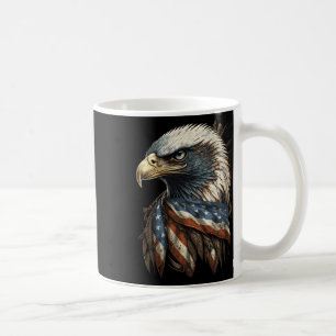 Caneca De Café Patriótico Byld Eagle 4 De Julho Homens Eua Americ