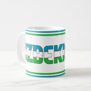 Caneca De Café Patriótico Nacional do Usbequistão