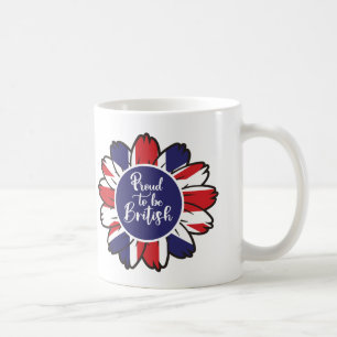Caneca De Café Patriótico Orgulho de Ser Britânico
