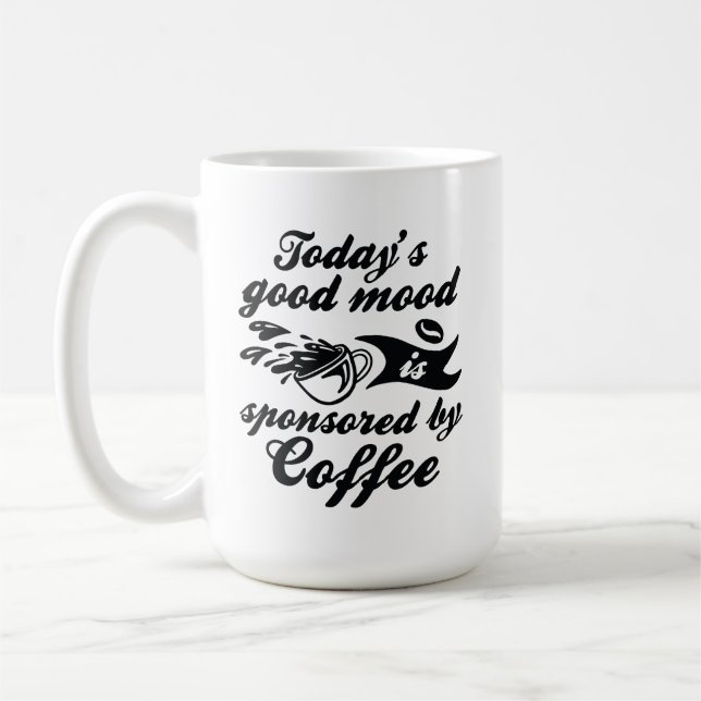 Caneca De Café Patrocinado Por Café (Esquerda)