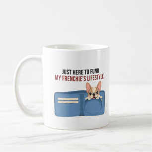 Caneca De Café Patrocinador Francês em Tempo Integral Piadista Ca