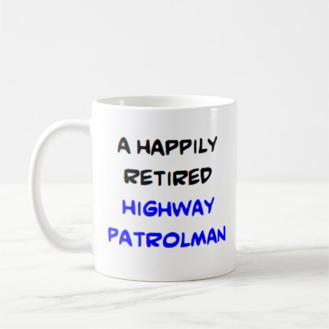 Caneca De Café patrolman reformado (Esquerda)