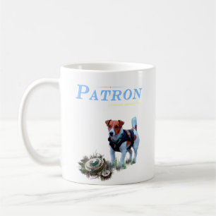 Caneca De Café Patron, o Cão Pirotécnico Ucraniano