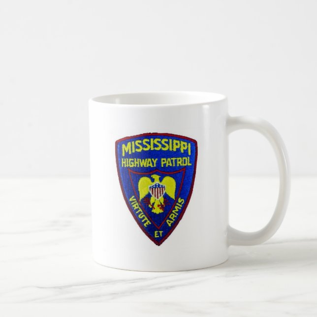 Caneca De Café Patrulha da estrada de Mississippi (Direita)