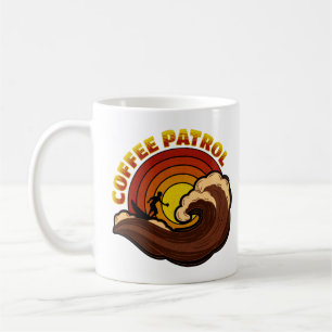 Caneca De Café Patrulha de Café Retroativo