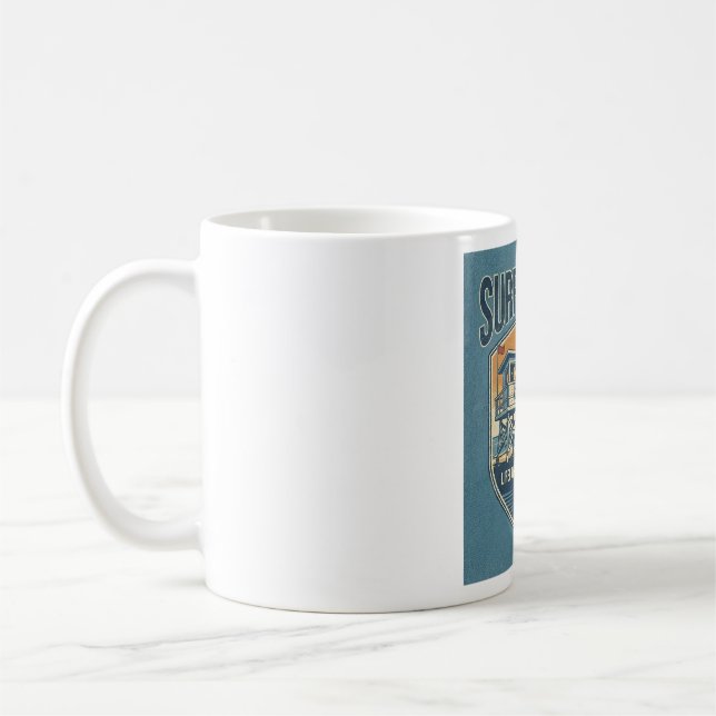 Caneca De Café Patrulha de Salvamento de Surf Est 1950 (Esquerda)