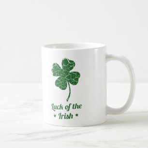 Caneca De Café patrulhas angustiadas, trevo sortudo