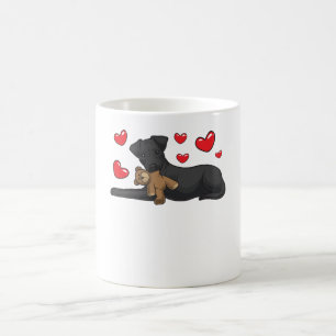 Caneca De Café Patterdale Terrier Dog Com Animal Recheado