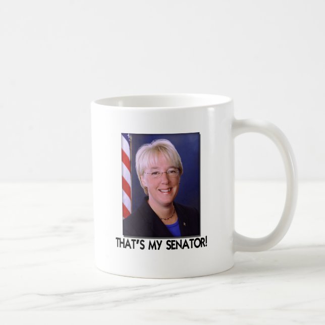 Caneca De Café Patty Murray, de que é meu senador! (Direita)