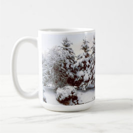 Caneca De Café Pau de abóbora coberto de neve