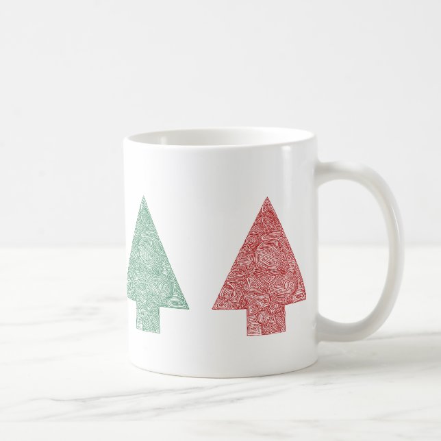 Caneca De Café Pau de Natal (Direita)