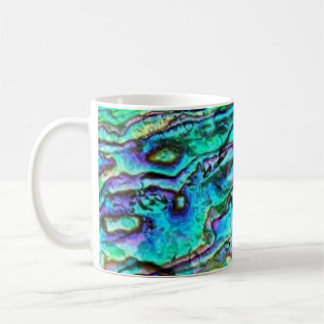 Caneca De Café Paua Shell Abalone Mug