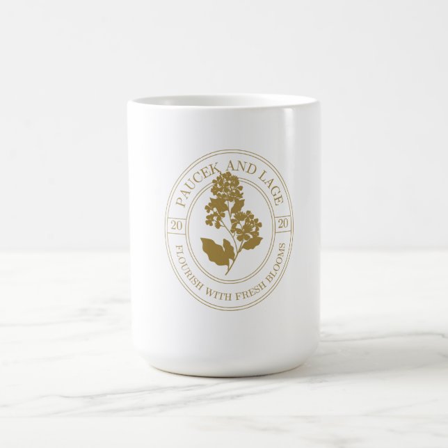 Caneca De Café Paucek & Lage – Florescer Com Flores Frescas (Centro)