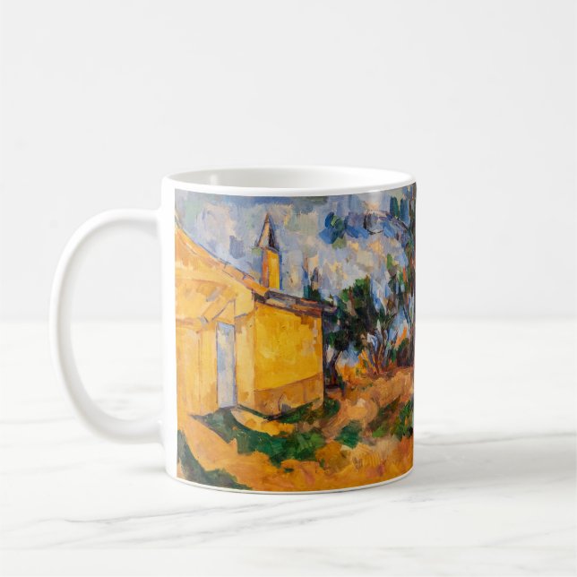 Caneca De Café Paul Cezanne - A Cabana de Jourdan (Esquerda)