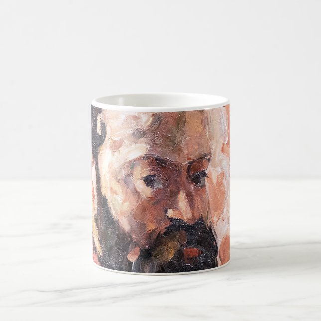 Caneca De Café Paul Cezanne - Autorretrato com fundo rosa (Centro)
