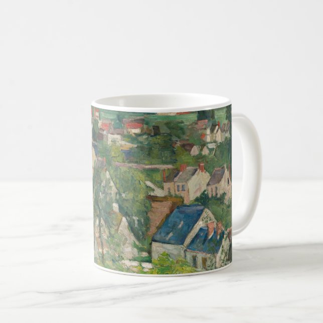 Caneca De Café Paul Cezanne - Auvers, Visão Panorâmica (Frente Esquerda)