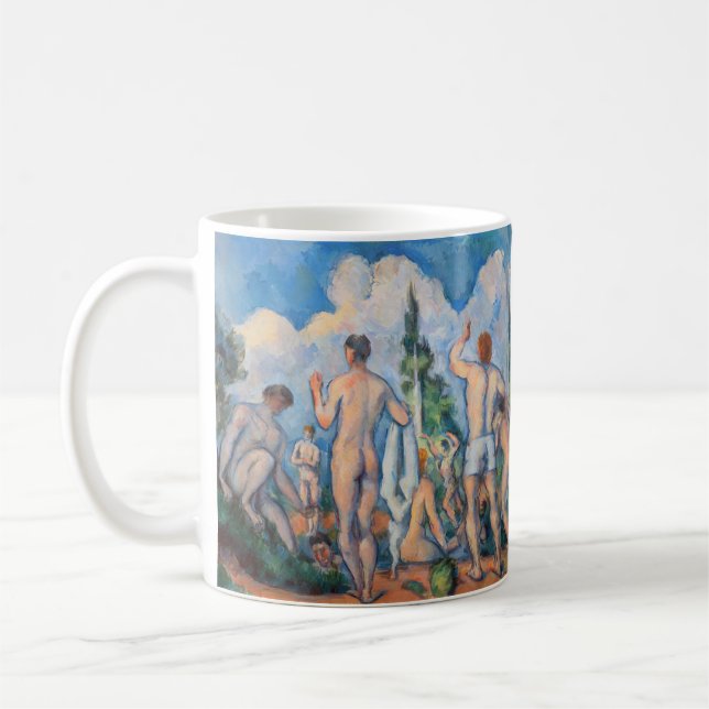 Caneca De Café Paul Cezanne - Banhistas (Esquerda)