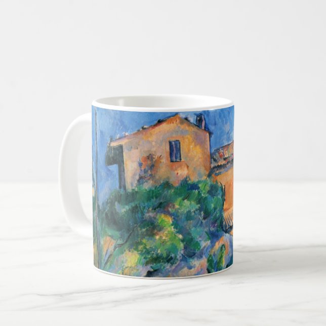 Caneca De Café Paul Cezanne "Maison Maria com Visão de Chateau (Frente Esquerda)