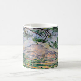 Caneca De Café Paul Cezanne - Mont Sainte-Victoire e pinheiro Gra