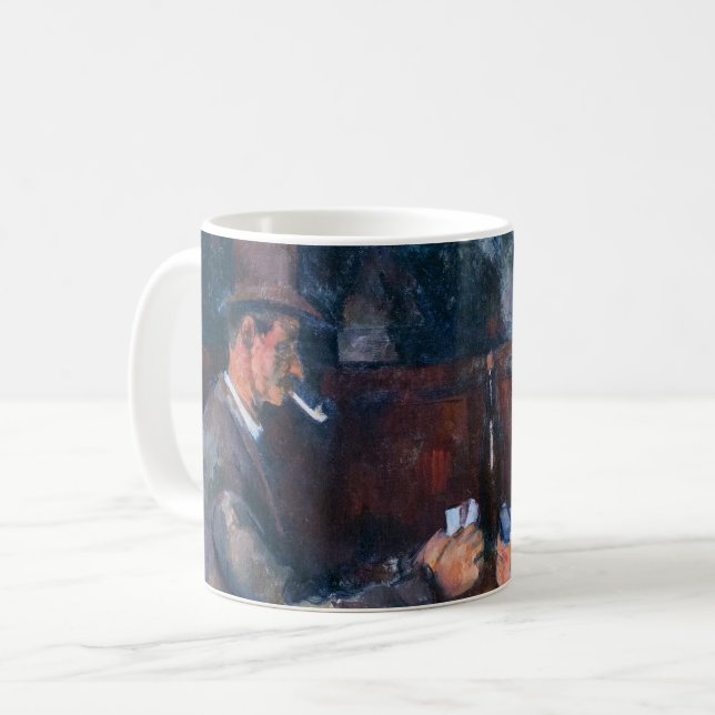 Caneca De Café Paul Cezanne - Os Jogadores De Cartão (Frente Esquerda)