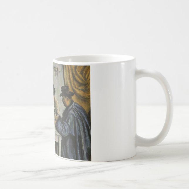 Caneca De Café Paul Cezanne - Os Jogadores De Cartão (Direita)