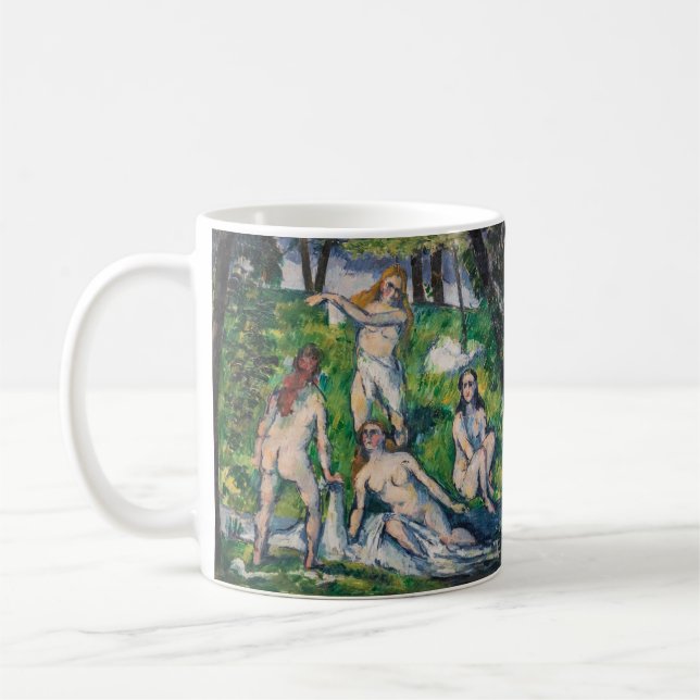 Caneca De Café Paul Cezanne - Quatro Banhistas (Esquerda)