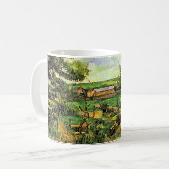 Caneca De Café Paul Cezanne, The Valley of the Oise, (Frente Esquerda)