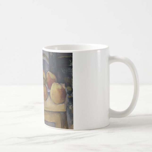 Caneca De Café Paul Cezanne - Vida Estática com Maçãs e Peras (Direita)