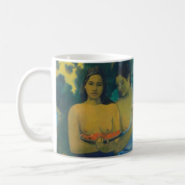 Caneca De Café Paul Gauguin - Duas Mulheres Tahitianas (Esquerda)