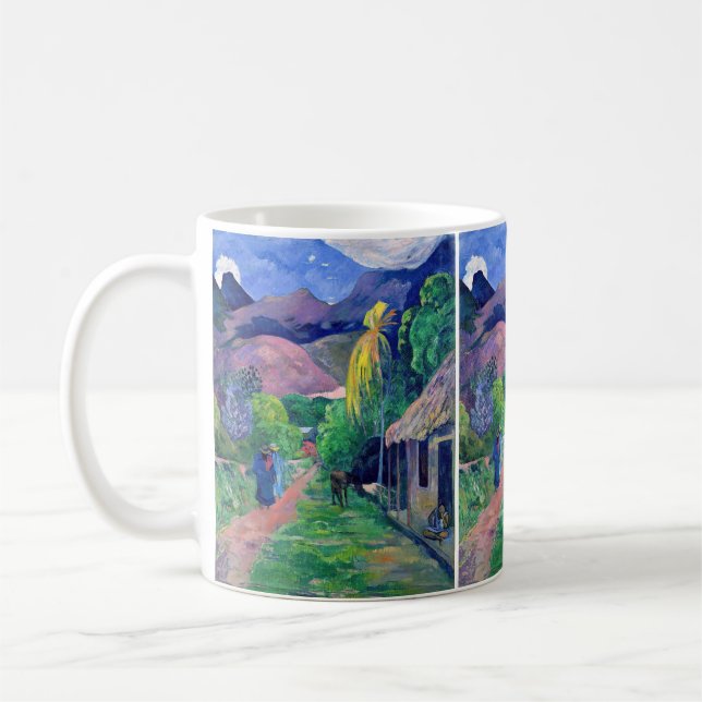 Caneca De Café Paul Gauguin - Rua do Taiti (Esquerda)
