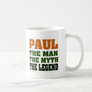 Caneca De Café PAUL - homem, o mito, a legenda