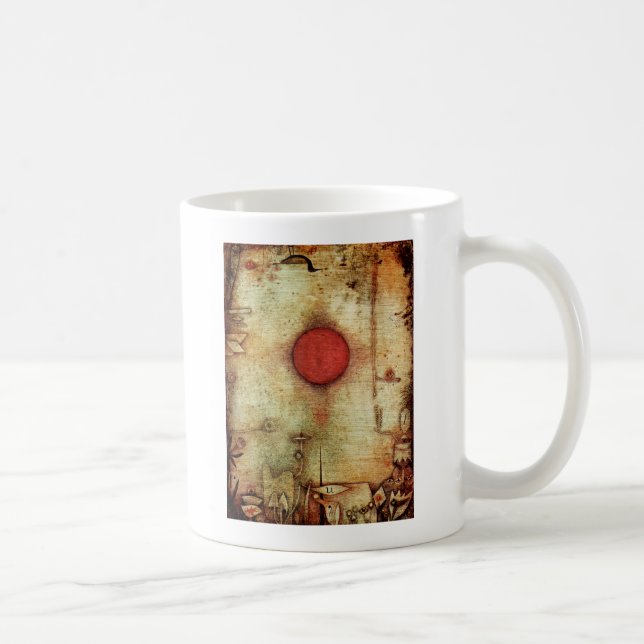 Caneca De Café Paul Klee Ad Marginem Painting (Direita)