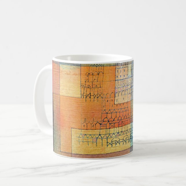 Caneca De Café Paul Klee, Arquitetura Polifônica,  (Frente Esquerda)