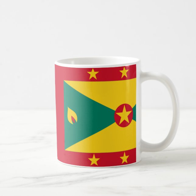 Caneca De Café Paul McGehee "Bandeira de Granada" Mug (Direita)