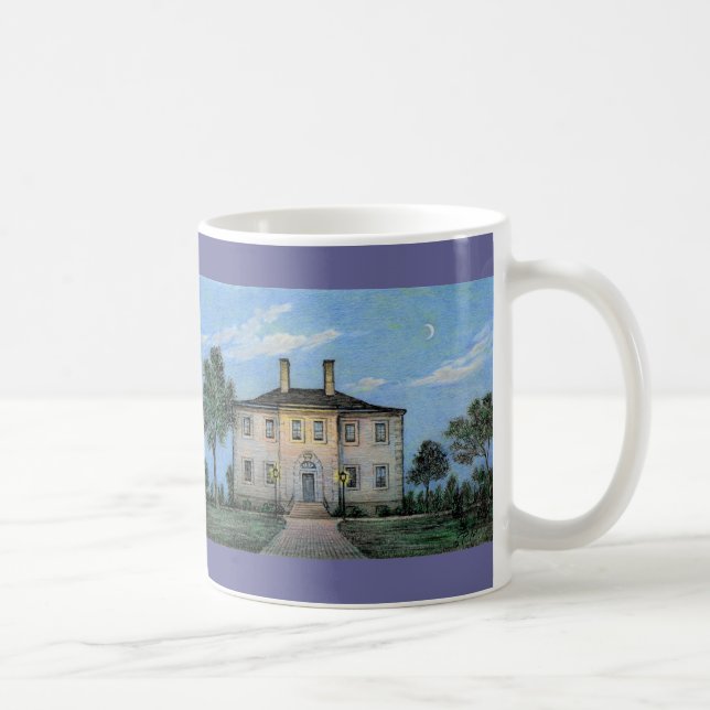 Caneca De Café Paul McGehee "Carlyle House by Moonlight" Mug (Direita)