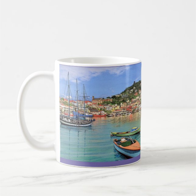 Caneca De Café Paul McGehee "Granada - Rua. Porto de George" Mug (Esquerda)