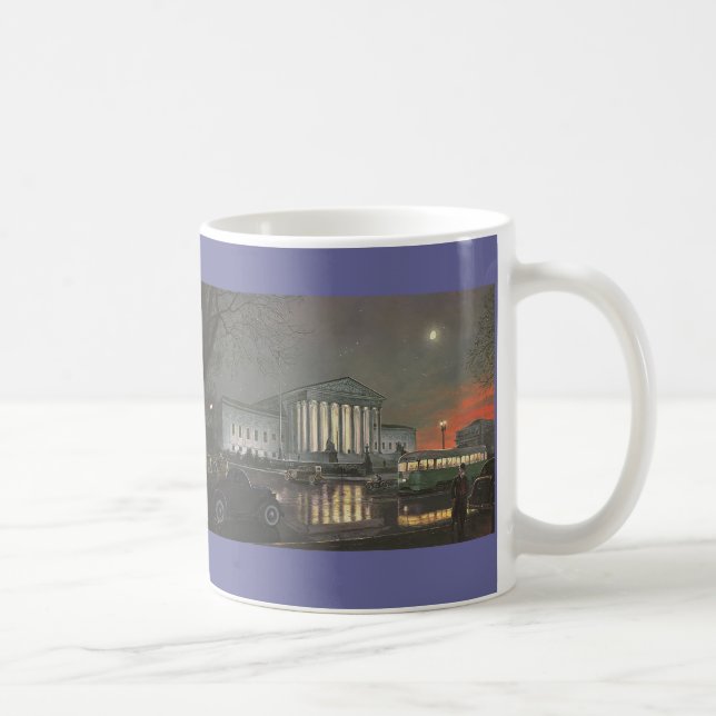 Caneca De Café Paul McGehee "The Supreme Court by Moonlight" Mug (Direita)