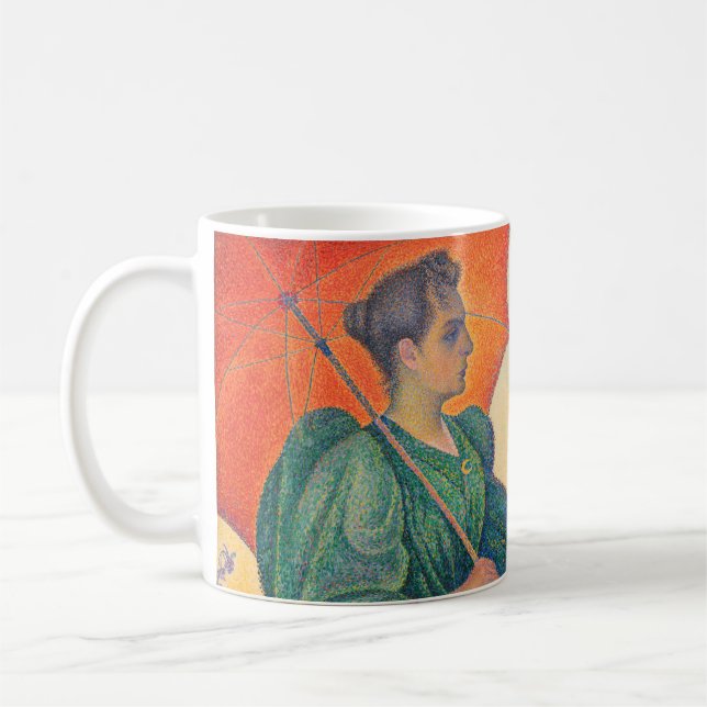 Caneca De Café Paul Signac - Mulher com Parasol (Esquerda)