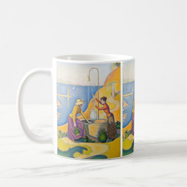 Caneca De Café Paul Signac - Mulheres no Bem (Esquerda)