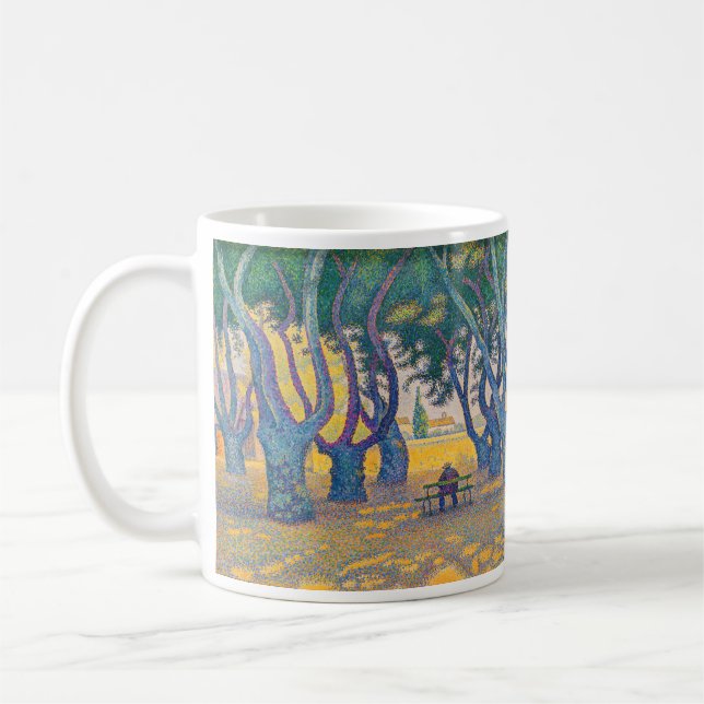 Caneca De Café Paul Signac - Place des Lices, Santo-Tropez (Esquerda)