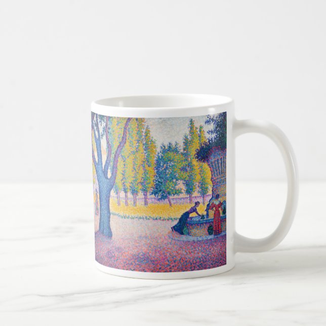 Caneca De Café Paul Signac - Saint-Tropez, Fontaine des Lices (Direita)