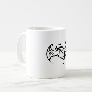 Caneca De Café Paulownia em forma de morcego