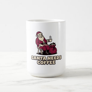 Caneca De Café Pausa Café de Papai Noel