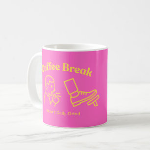 Caneca De Café Pausa Café/Tosse de Freio - Personalizado Engraçad