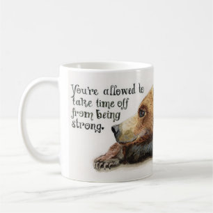 Caneca De Café Pausa da Mamãe Urso