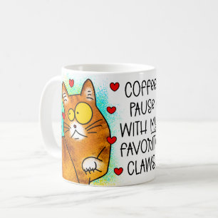 Caneca De Café pausa de café com as minhas garras favoritas