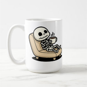 Caneca De Café Pausa para Café – Ceifador Humor Negro Café