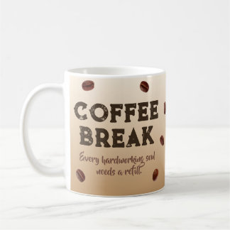 Caneca De Café Pausa para Café – personalizável