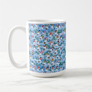 Caneca De Café Pausa para o Banheiro do Boneco de Neve Natal Dive