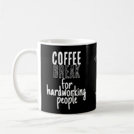 Caneca De Café Pausa para o Café – Grandes Ideias – Preto